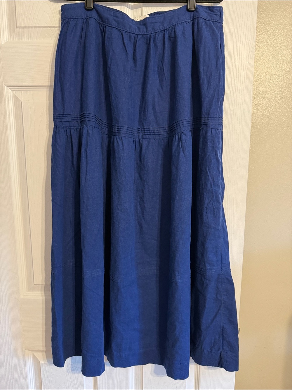 NWOT Rachel Zoe Blue Tiered Maxi Skirt